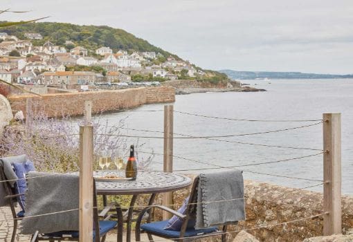 sea view at the luxury holiday cottage in mousehole cornwall